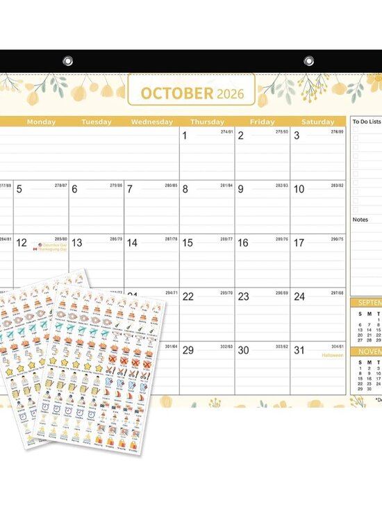 Other - Desk Calendar 2026-2027, Large Monthly Desk Calendar 2026 Jan.2026 to Jun.2027 1